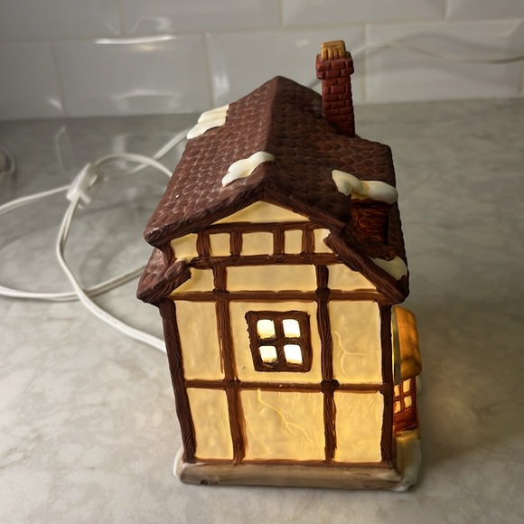 Dickens Village “Golden Swan Baker” Department 56.  Lights up - Picture 4 of 5